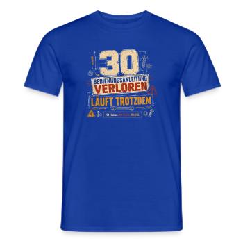 30 Geburtstag Mann Werkzeug Geschenk Humor - Männer T-Shirt - Dunkelblau - Vorne - AI Model Male 178 light (178cm)