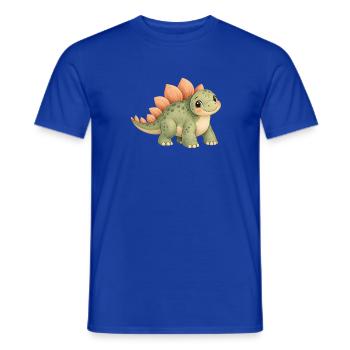 Süßer kleiner Dinosaurier für Kinder - Männer T-Shirt - Dunkelblau - Vorne - AI Model Male 178 light (178cm)