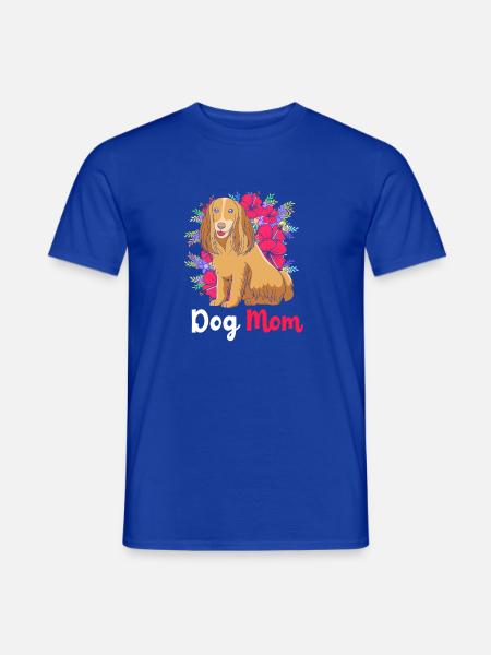 Cocker Spaniel Mama Hundemama - Männer T-Shirt - Dunkelblau
