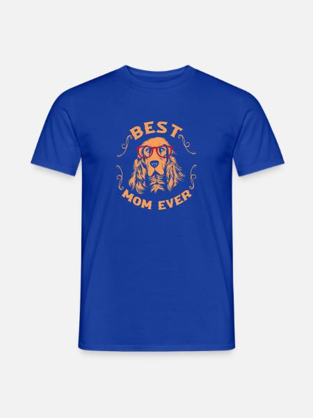 Cocker Spaniel Mama Hundemama - Männer T-Shirt - Dunkelblau