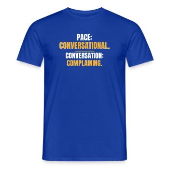 Tempo Conversational Conversation Beschwerden - Männer T-Shirt - Dunkelblau - Vorne - AI Model Male 178 light (178cm)