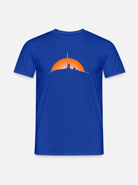Harz Style - Brocken - Sonnenaufgang im Harz - Männer T-Shirt - Dunkelblau