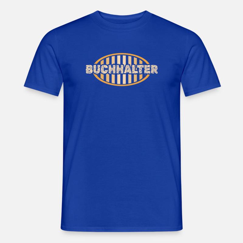 Comptable - T-shirt homme - bleu foncé
