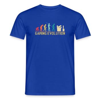 Gaming Evolution Kunstwerk - Männer T-Shirt - Dunkelblau - Vorne - AI Model Male 178 light (178cm)