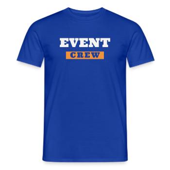 Dossier des Assistants d’Équipe de l’équipe d’Événement - T-shirt homme - bleu foncé - Devant - AI Model Male 178 light (178cm)