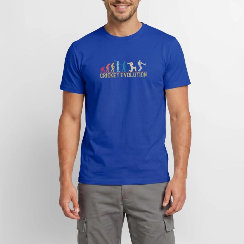 Conception sur le thème de Cricket Evolution T-shirt homme