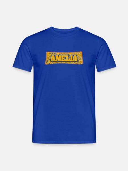 Heirat Amelia - Männer T-Shirt - Dunkelblau