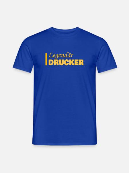 Geschenk für Drucker - Männer T-Shirt - Dunkelblau