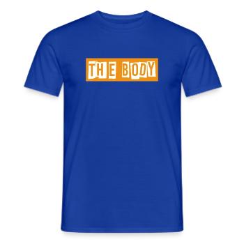 The Body - Men's T-Shirt - majorelle blue - Front - AI Model Male 178 light (178cm)