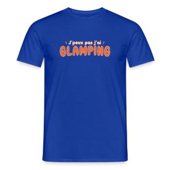 J'peux pas j'ai Glamping - T-shirt homme - bleu foncé - Devant - AI Model Male 178 light (178cm)
