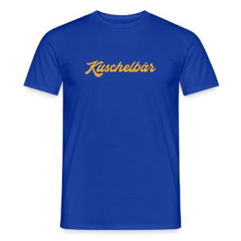 Kuschelbär Gold Kuscheln Kosename Spitzname Pyjama - Männer T-Shirt - Dunkelblau - Vorne - AI Model Male 178 light (178cm)