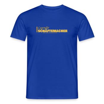 Schaeftemacher comme métier - T-shirt homme - bleu foncé - Devant - AI Model Male 178 light (178cm)
