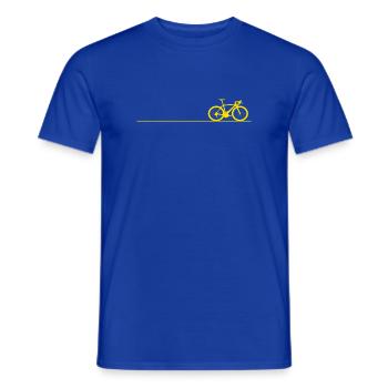 Fahrrad Radsport Geschenk - Männer T-Shirt - Dunkelblau - Vorne - AI Model Male 178 light (178cm)