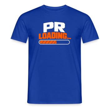 PR-Laden... für Läufer - Männer T-Shirt - Dunkelblau - Vorne - AI Model Male 178 light (178cm)