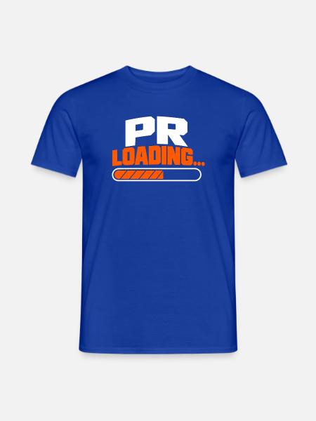 PR-Laden... für Läufer - Männer T-Shirt - Dunkelblau