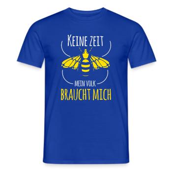 Pas le temps, ma colonie a besoin de moi, apiculteur, apiculture, - T-shirt homme - bleu foncé - Devant - AI Model Male 178 light (178cm)