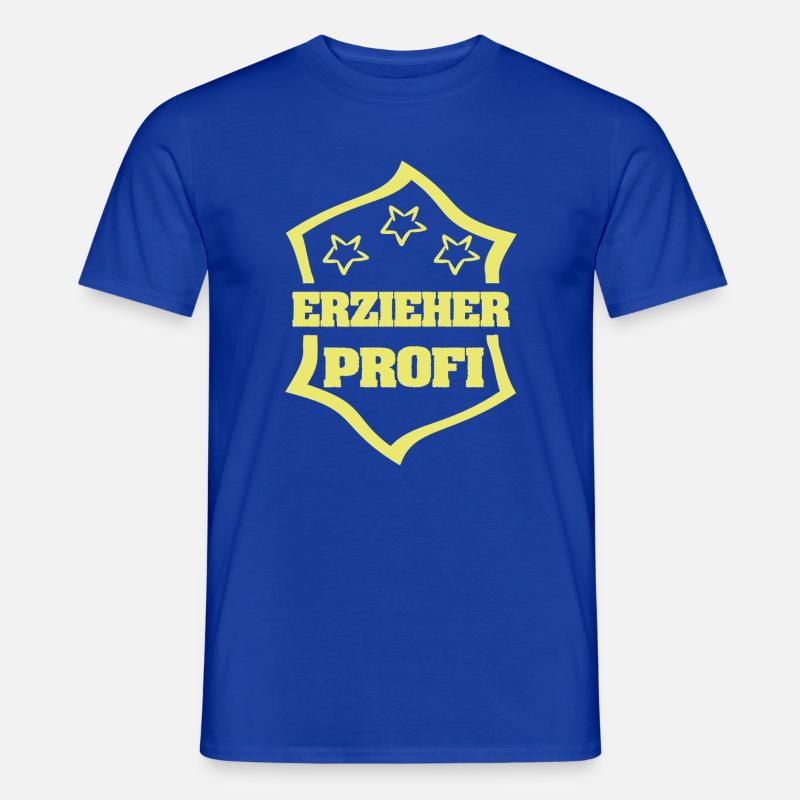 Work Educator - Men’s T-shirt - majorelle blue