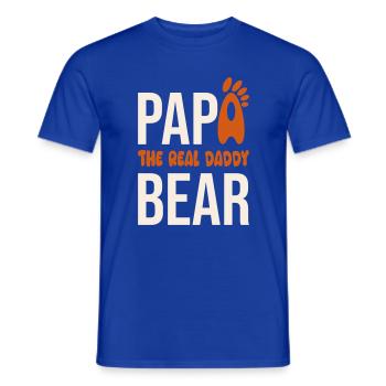 Papa Bear: El Real Daddy - Männer T-Shirt - Dunkelblau - Vorne - AI Model Male 178 light (178cm)