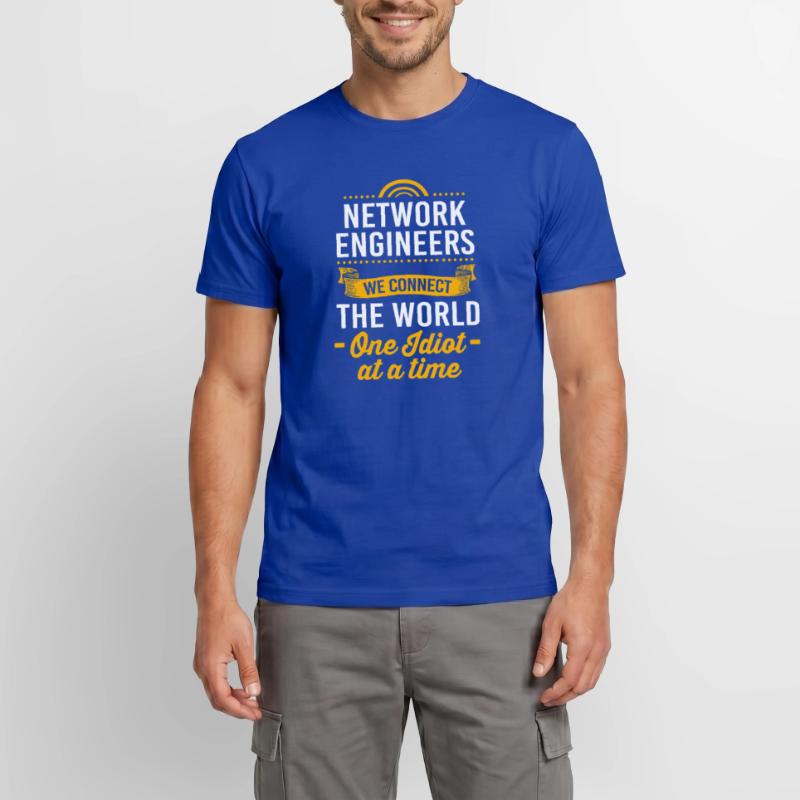 Network Engineer Programmer Computer Scientist Men’s T-shirt
