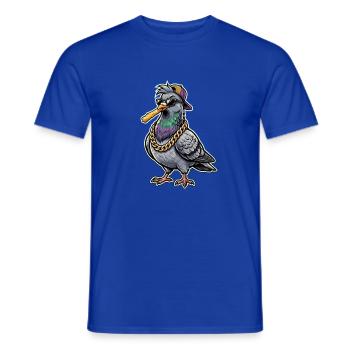 Hip Hop Pommes Taube - Männer T-Shirt - Dunkelblau - Vorne - AI Model Male 178 light (178cm)