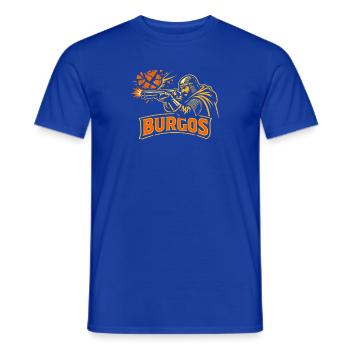 TIR AU PIGEON À ARGILE DE BURGOS - T-shirt homme - bleu foncé - Devant - AI Model Male 178 light (178cm)