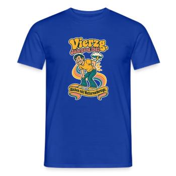 Vierzg Jahrgang 1987 Rücken - Männer T-Shirt - Dunkelblau - Vorne - AI Model Male 178 light (178cm)