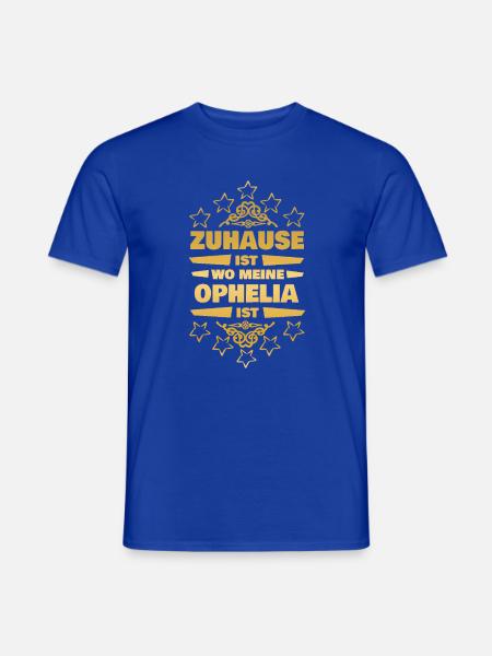Ehefrau Ophelia - Männer T-Shirt - Dunkelblau