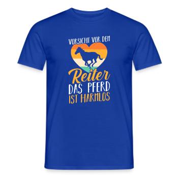 Reiten Pferdeliebhaber Reiterhof Pferde - Männer T-Shirt - Dunkelblau - Vorne - AI Model Male 178 light (178cm)