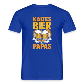 Bière, fête des pères, papa, papa - T-shirt homme - bleu foncé - Devant - AI Model Male 178 light (178cm)
