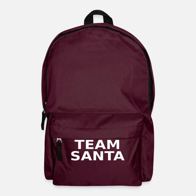team santa -t1 - Rucksack - Burgunderrot
