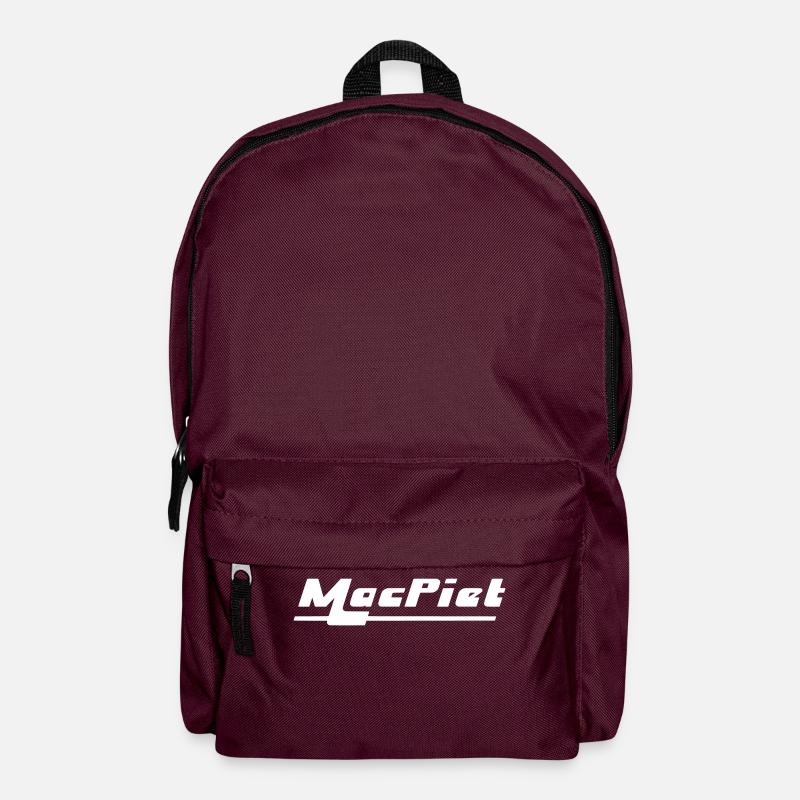 MacPiet Logo - Rucksack - Burgunderrot
