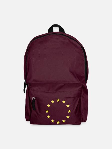 European Star Flag - Rucksack - Burgunderrot
