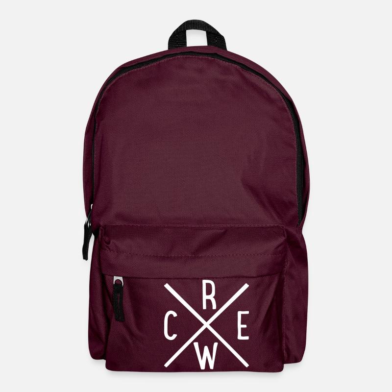 Crew - Rucksack - Burgunderrot