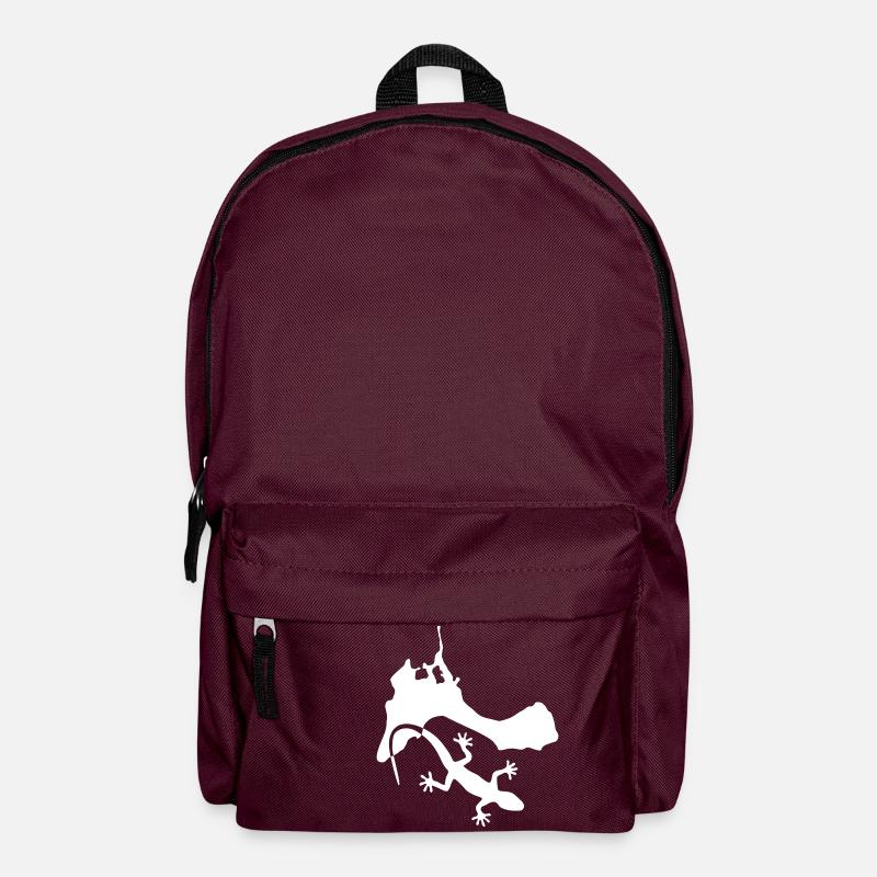 Formentera Gecko - Rucksack - Burgunderrot