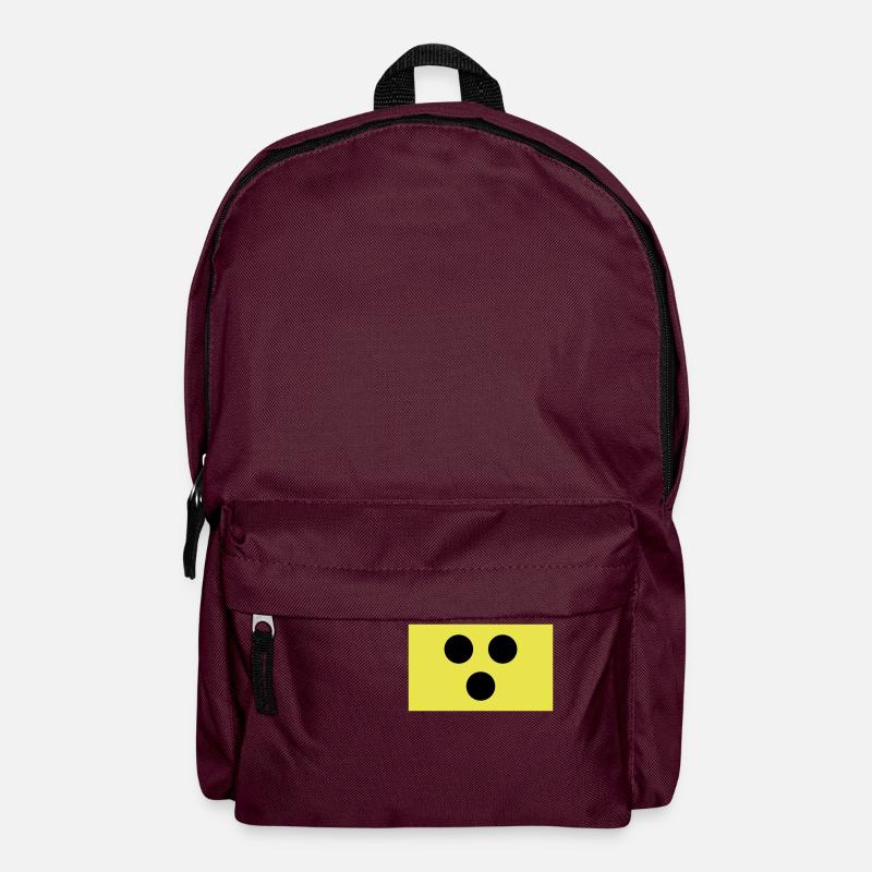 Blindenbinde - Rucksack - Burgunderrot