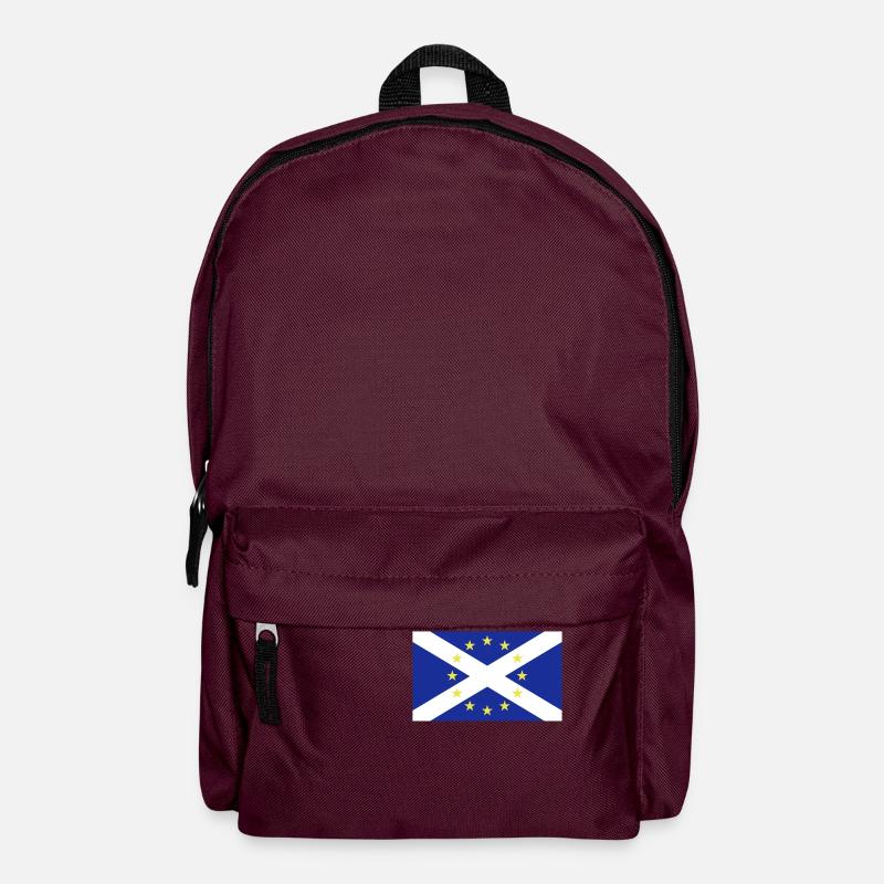Scotland in the EU - Backpack - burgundy