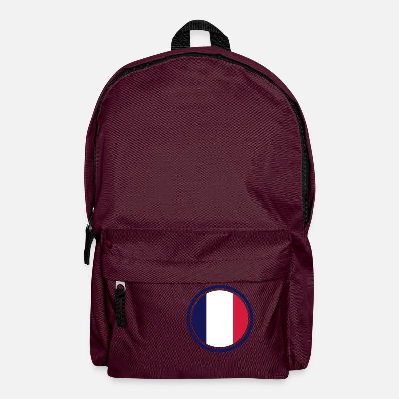 franceflag_3c - Sac à dos - bordeaux 
