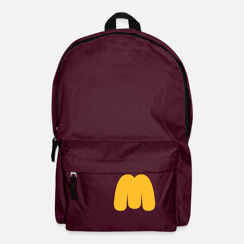 Fat Fast Food M - Rucksack - Burgunderrot