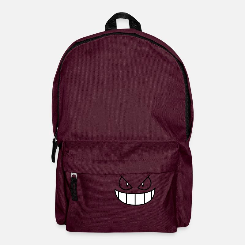 Gengar Gesicht - Rucksack - Burgunderrot