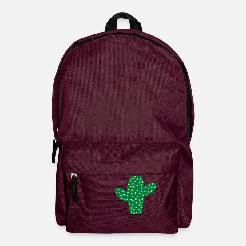 Stacheliger Kaktus - Rucksack - Burgunderrot