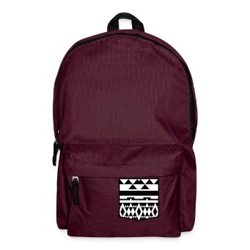Brusttasche Hipster - Rucksack - Burgunderrot - Vorne
