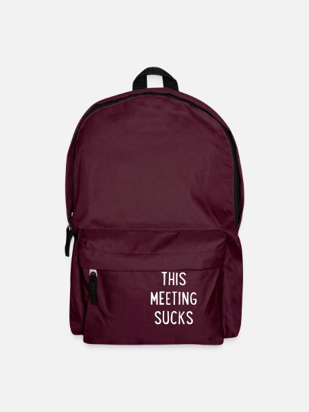 Meeting Kaffeetasse - Rucksack - Burgunderrot