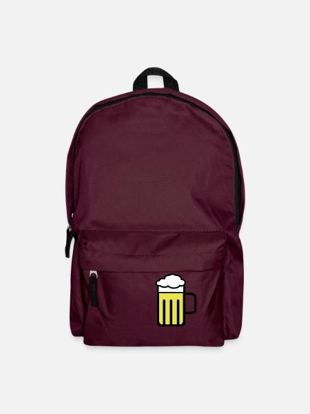 beer - Rucksack - Burgunderrot