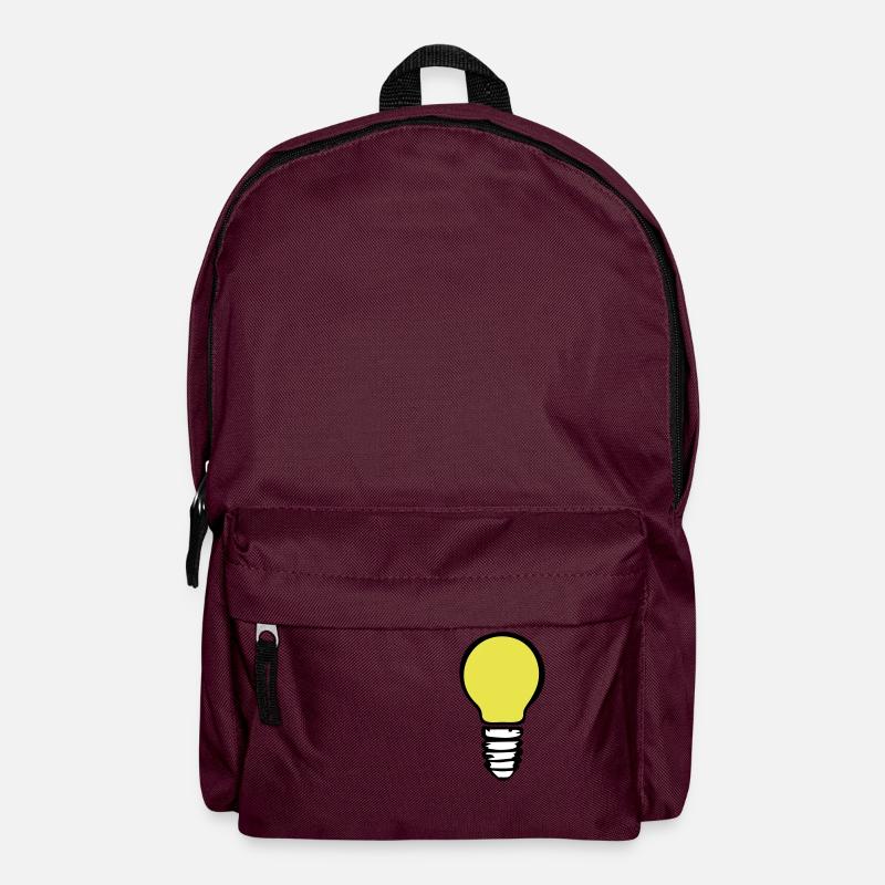 Light bulb (3 colors) - Sac à dos - bordeaux 