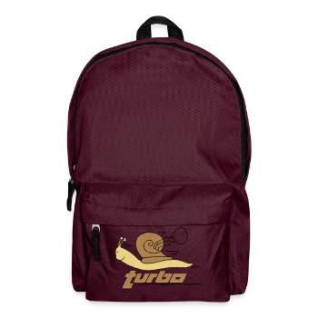Turbo Schnecke - Rucksack - Burgunderrot - Vorne