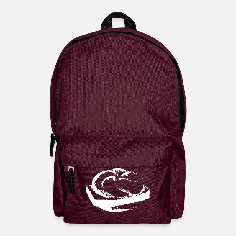 Leberkassemmel - Rucksack - Burgunderrot