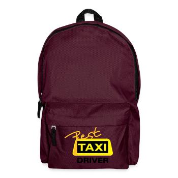 Best Taxi Driver 3 - Rucksack - Burgunderrot - Vorne