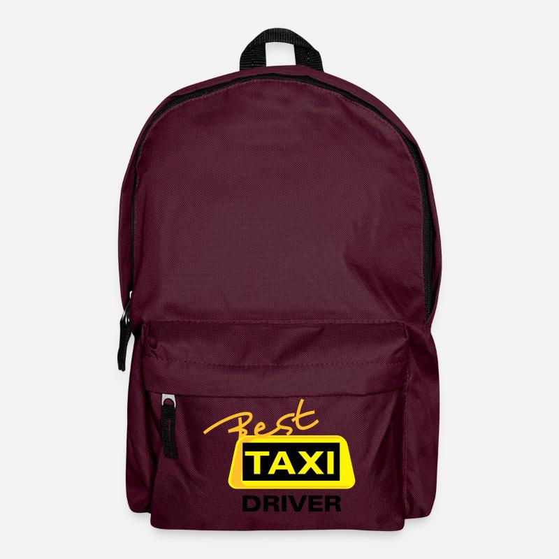Best Taxi Driver 3 - Rucksack - Burgunderrot
