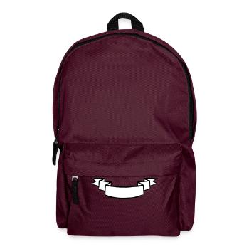 Banner curved - Backpack - burgundy - Front