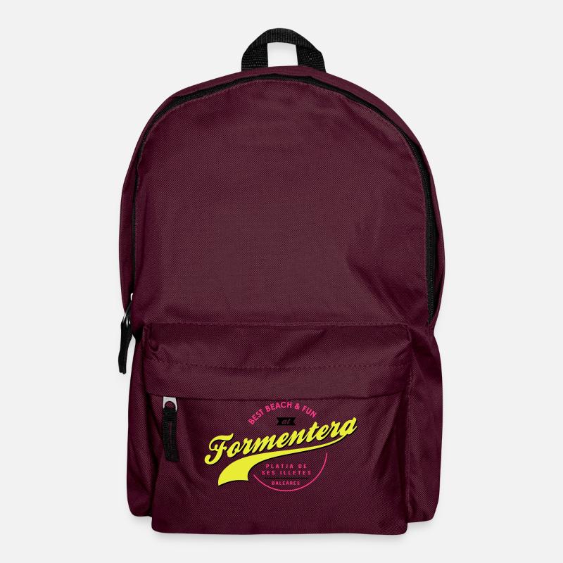 FORMENTERA - Rucksack - Burgunderrot